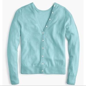 J. Crew Reversible Button-Back Sweater